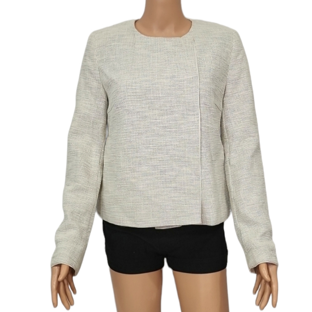 Hugo Boss orange Women's Ombelia blazer Jacket Long sleeve Cream Size 6